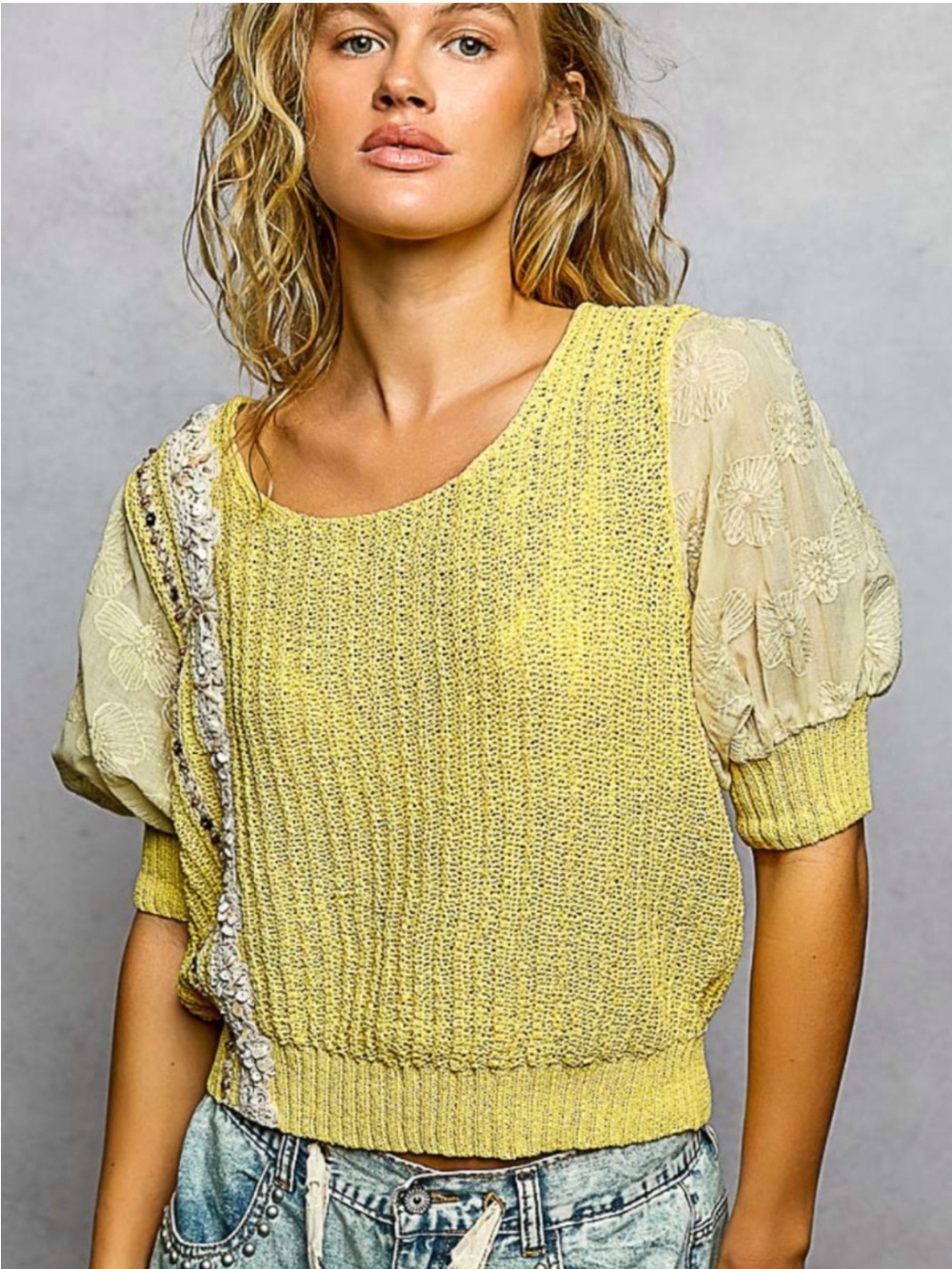 POL Embellished Sweater - Picture 3 of 9